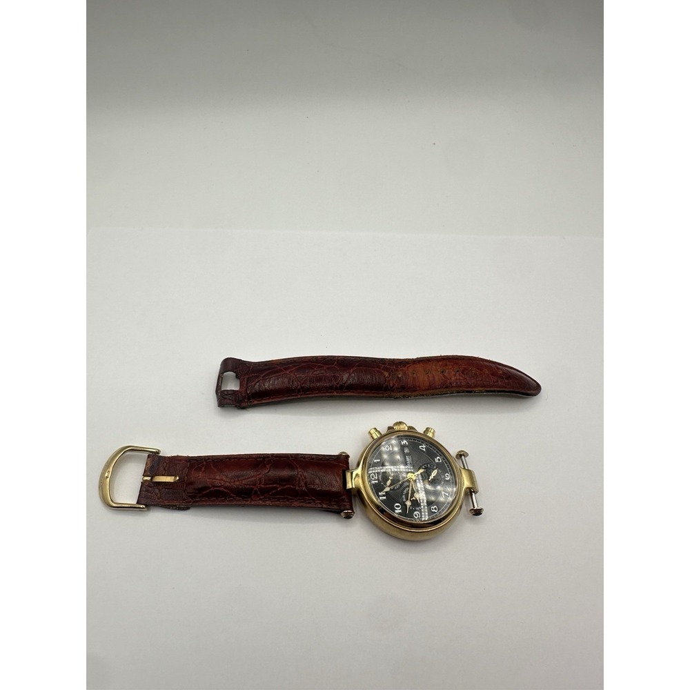 Stauer Graves 33 Automatic Wrist Watch for Men w/ Brown Leather Band - Picture 2 of 8